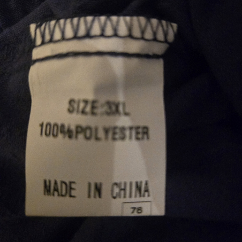 Blue drawstring pants 3x - Picture 3 of 4